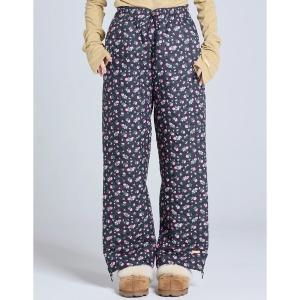 パンツ littlesunnybite/リトルサニーバイト/floral quilteing pants レディース メンズ