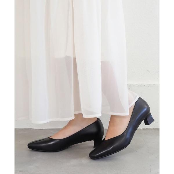 パンプス 撥水｜スクエアプレーンパンプス　3720575