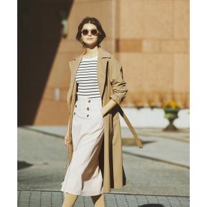 トレンチコート コート 2wayサーブルクロス撥水_2wayトレンチコート レディース