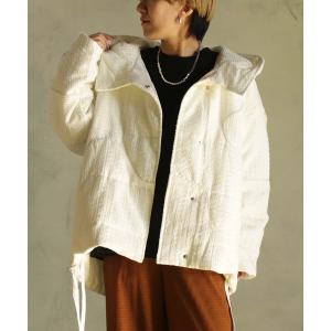 ダウンコート ダウンジャケット 変わり素材中綿ブルゾン レディース