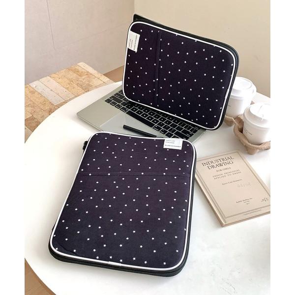 タブレットケース スタードット クッション タブレットケース　10inch 11inch 13.3i...