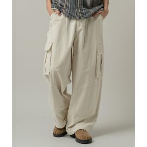 ワイドパンツ カーゴパンツ Double knee cargo pants/ダブルニーカーゴパンツ メンズ