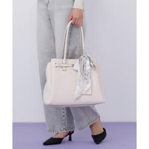 トートバッグ スカーフ付きベルテッドトート レディース