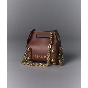 ショルダーバッグ バッグ 「MASU/エムエーエスユー」LEATHER CAKE BAG PETIT/レザーケーキバッグプティ レディース