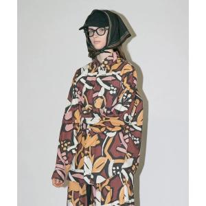 シャツ 「my beautiful landlet」FLORAL PIGMENT PRINT OVERSIZE SHIRT メンズ レディース