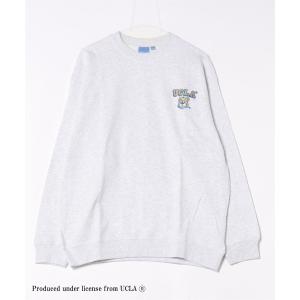 トレーナー スウェット 「UCLA」 ワンポイント刺繍 裏毛トレーナー プルオーバー スウェット メンズ レディース
