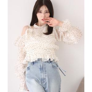 ブラウス シャツ 2WAYワンショルブラウス レディース