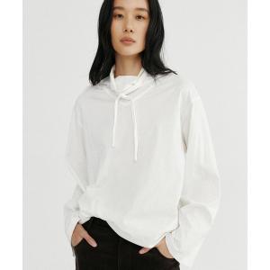 tシャツ リボンカラープルオーバーカットソー レディース