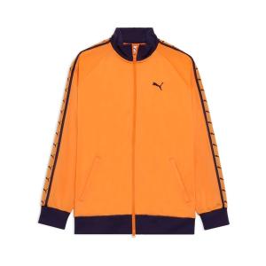 野*肩様 新春値下げ PUMA プーマ ジップアップジャケット 紺/クリーム/橙 PUMA（プーマ） 『11日最大20倍』メンズ ESS エレベーテッド テープ
