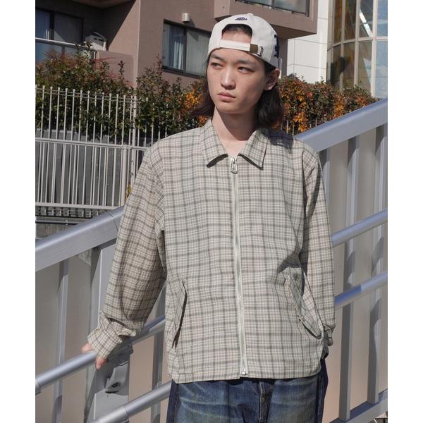 シャツ JieDa / ジエダ SEERSUCKER ZIP SHIRT メンズ