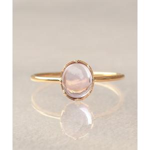 K18カボション天然石リング レディースの買取情報