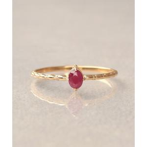 K18オーバル天然石リング レディースの買取情報