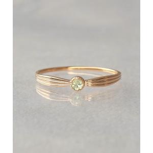 K18リボンサークル天然石リングの買取情報