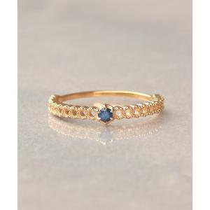 K18vermeil すかしサークル天然石リングの買取情報