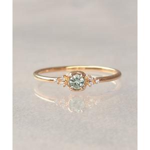 K18vermeil スクエア天然石リングの買取情報