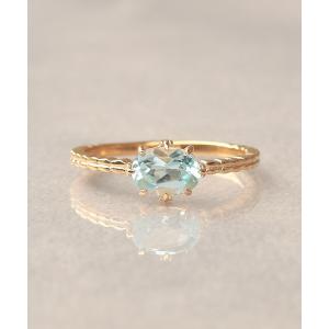 K18オーバル天然石リング レディースの買取情報