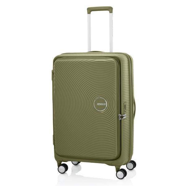 スーツケース アメリカンツーリスター CURIO スピナー75 EXP ブックオープニング カーキ