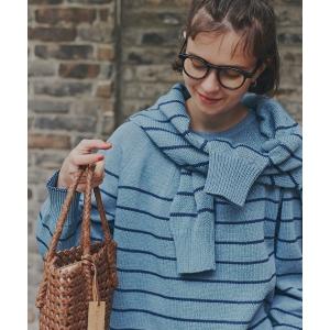 ニット セーター 「ウォッシャブル」ギマコットン求心プルオーバー レディース