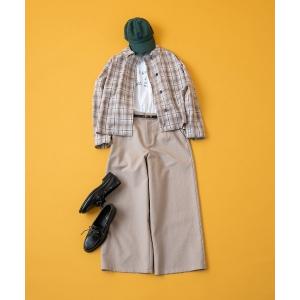 パンツ 「ウォッシャブル」チノガウチョ レディース