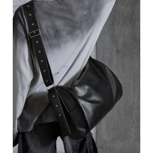 ショルダーバッグ 「SERACE」Loose big boston shoulder bag / ルーズビッグボストンショルダーバッグ