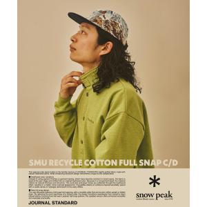 トレーナー スウェット snow peak / スノーピーク 別注 リサイクル コットン スナップ カーディガン メンズ