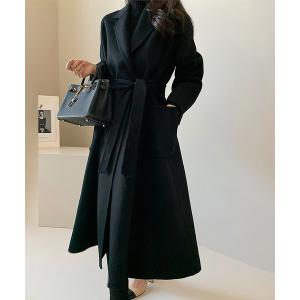 コート チェスターコート ウエストベルト付きチェスターコート