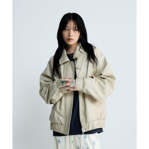 ブルゾン アウター ヴィンテージレザーブルゾン/640179 レディース