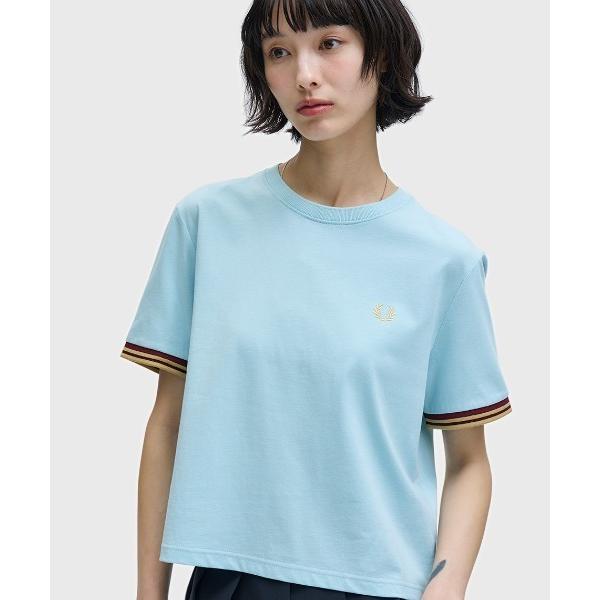 フレッドペリー tシャツ 半袖 Tipped T-Shirt／ティップラインTシャツ レディース