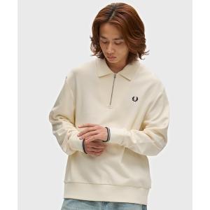 FRED PERRY（フレッドペリー） メンズ ハーフジップ ポロスウェット