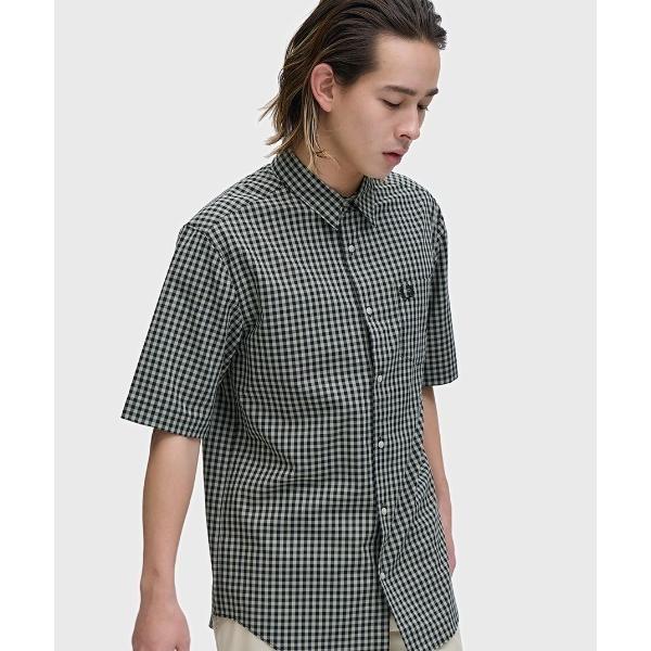 シャツ 先行予約受付中／Gingham Short Sleeve Shirt／ギンガムチェック半袖シ...