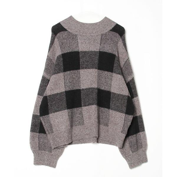 「Java」 長袖ニット L ブラック レディース