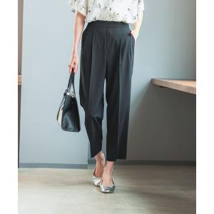 「GLOBAL WORK」 クロップドパンツ X-SMALL ブラック レディース