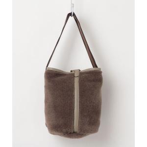 「folna」 ハンドバッグ FREE モカ レディース