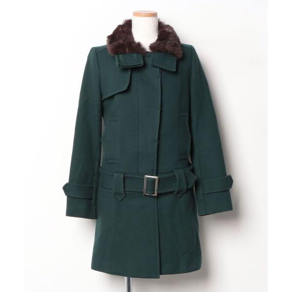 「LADY LUCK LUCA」 コート 38 グリーン レディース