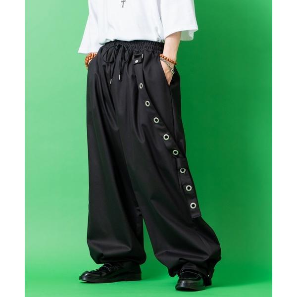 「ankoROCK」 「easy」イージーパンツ ONESIZE ブラック メンズ