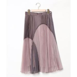 「mintdesigns」 プリーツスカート 2 ピンクベージュ レディース