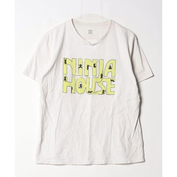 「Design Tshirts Store graniph」 半袖Tシャツ L ホワイト メンズ
