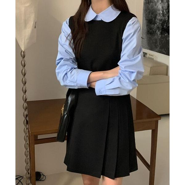 「LAC-VERT」 サロペットスカート FREE ブラック レディース