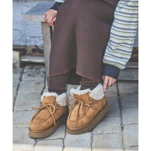 「niko and...」 シューズ MEDIUM キャメル レディース