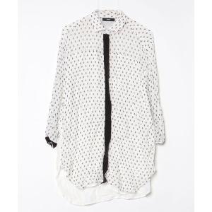 「DIESEL」 シャツワンピース - ホワイト レディース