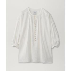 ブラウス シャツ シアーブラウス レディース