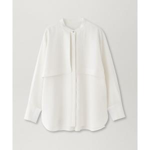 ブラウス シャツ 「着用しわ軽減/吸水速乾」ガンパッチブラウス レディース