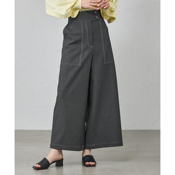 パンツ 「機能性/着回し抜群」デニムライクパンツ レディース