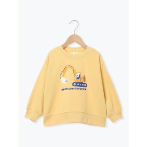tシャツ 働く車プリントトレーナー キッズ 子供服 男の子 女の子