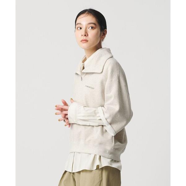 トレーナー スウェット 「別注」「Americana」ジップ ショートスリーブ スウェットプルオーバ...