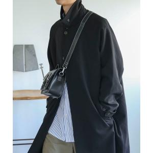 「SENSE OF PLACE by URBAN RESEARCH」 ステンカラーコート LARGE ブラック メンズ