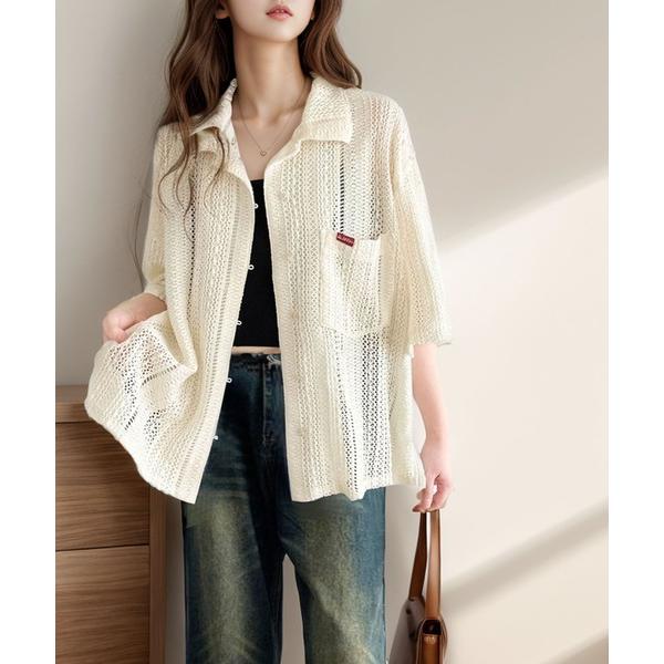 「Java」 半袖シャツ SMALL ベージュ レディース