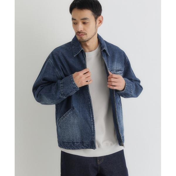 ブルゾン アウター 「BACK NUMBER」デニムフルジップジャケット (ライトアウター / ワー...