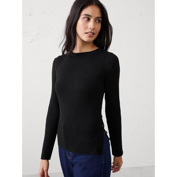 ニット セーター BANANA REPUBLIC FACTORY STORE　　リブ ボートネック ...