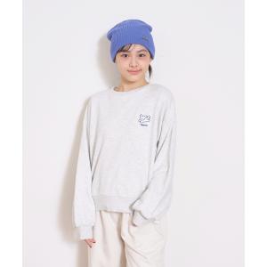 トレーナー 「秒かわトップス」アニマル刺しゅうベーシックトレーナー キッズ 子供服 女の子